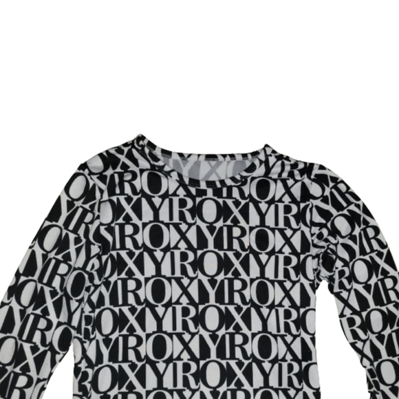 Roxy Wmns Base Layer Ski/Snowboard Top Long Sleeve Black & White Size Large - Picture 3 of 6